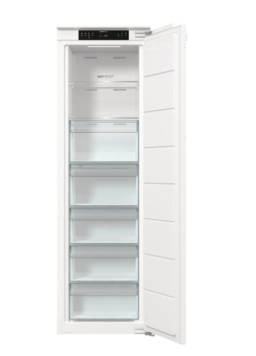 מקפיא אינטגרלי 5 מגירות gorenje בנפח 235 ליטר דגם FNCI517E62WF