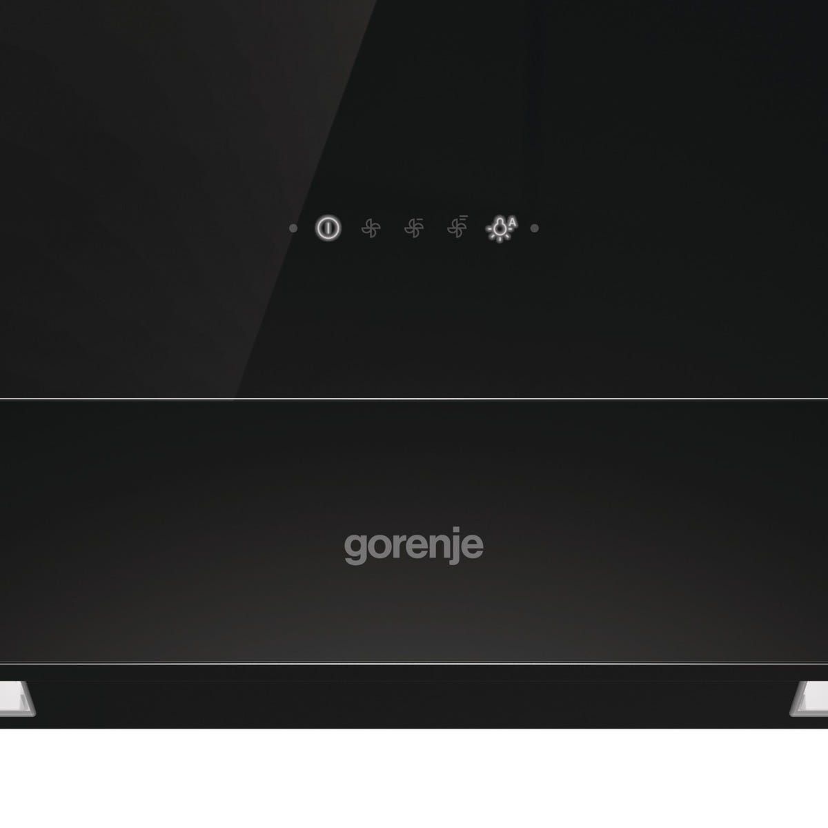 קולט אדים צמוד קיר gorenje בצבע שחור דגם WHI6SYB