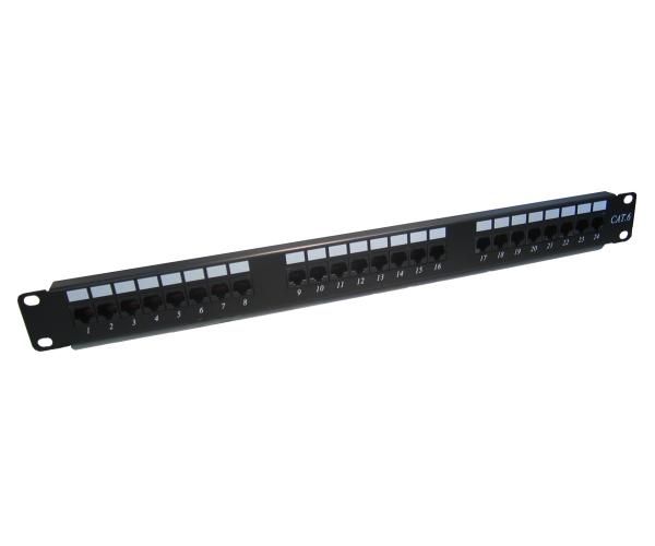 פנל 24 מחברים RJ-45 CAT 6A