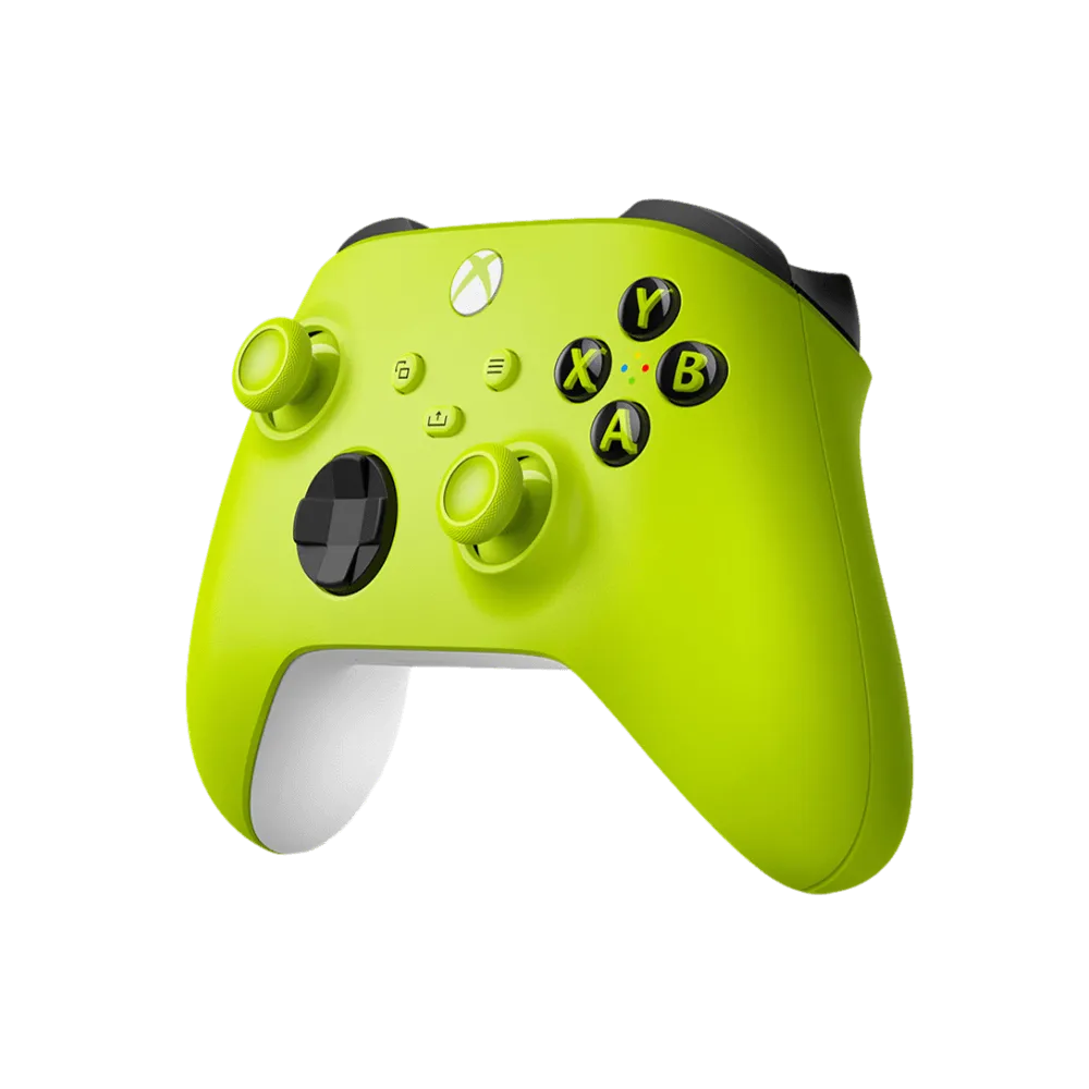 בקר אלחוטי Xbox Electric Volt – D-Pad היברידי – Bluetooth / USB-C – עד 40 שעות סוללה – צהוב