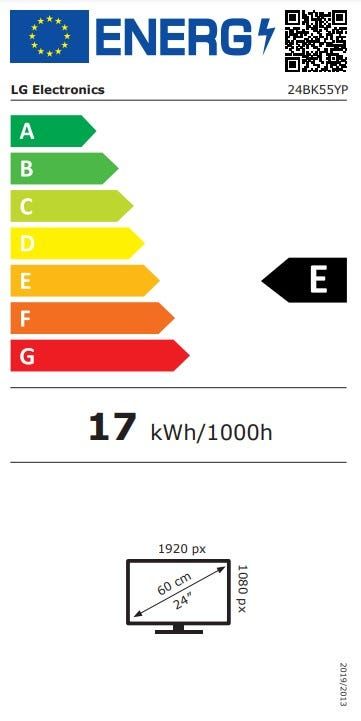 מסך מחשב 23.8 LED ברזולוציית Full HD עם פאנל IPS וחיבור  HDMI תוצרת LG דגם: 24BK550Y-B