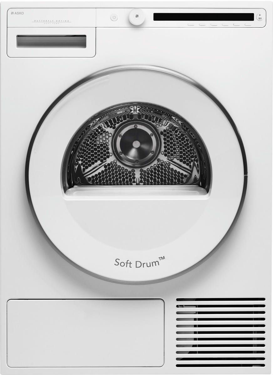 מייבש כביסה Heat pump לבן 8 קג ASKO דגם T211H.W
