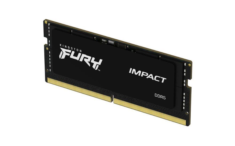 זיכרון למחשב נייד Kingston FURY Impact 16GB DDR5 6400MT/s CL38 SODIMM XMP