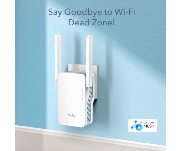מגדיל טווח Cudy AC1200 Mesh WiFi Extender