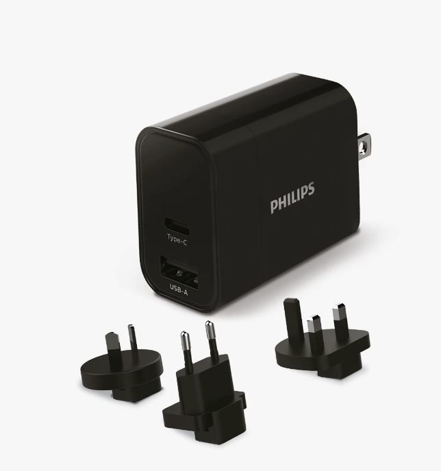מטען חשמל 30W אוניברסאלי PHILIPS DLP2621T 00  TRAVEL