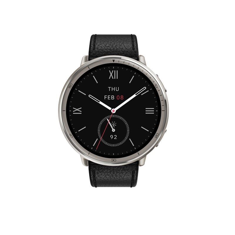 שעון חכם Amazfit דגם Active 2 Premium edition בצבע שחור