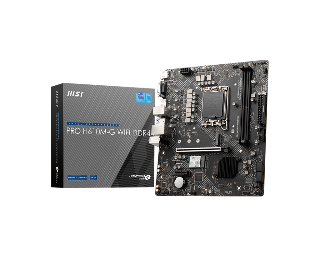 לוח אם MSI  PRO H610M-G WIFI DDR4