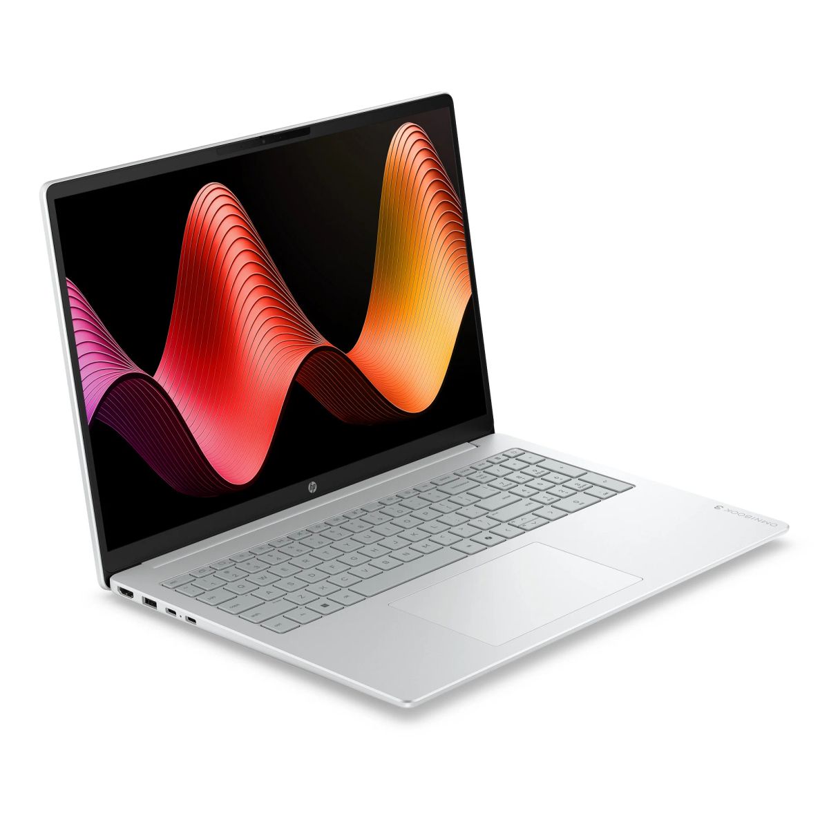 מחשב נייד 16" HP OmniBook 3 – מעבד Intel Core 7 350 – זכרון 12GB – כונן 512GB SSD – מ.גרפי Intel Graphics – צבע כסוף