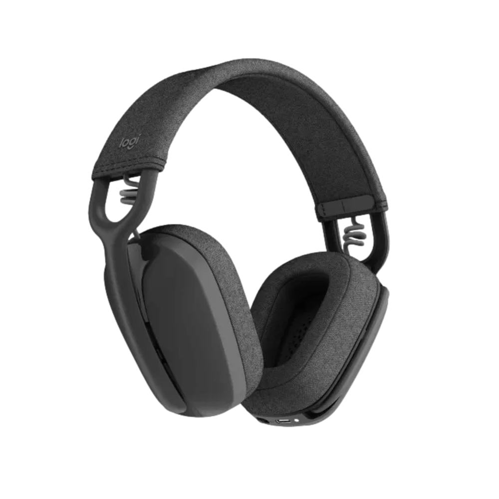 אוזניות אלחוטיות Logitech Zone Vibe 100 – Bluetooth 5.2 – עד 20 שעות האזנה – דרייברים 40 מ"מ – 185 גרם – צבע גרפיט