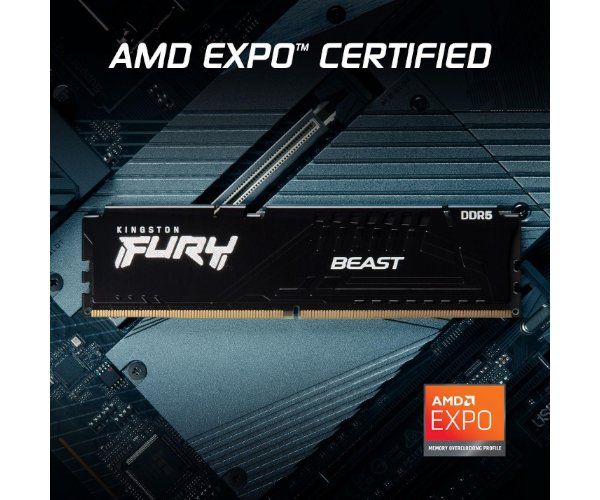 Kingston Fury Beast DDR5 64GB 2x32GB 6000MHZ DDR5 CL30 EXPO RAM