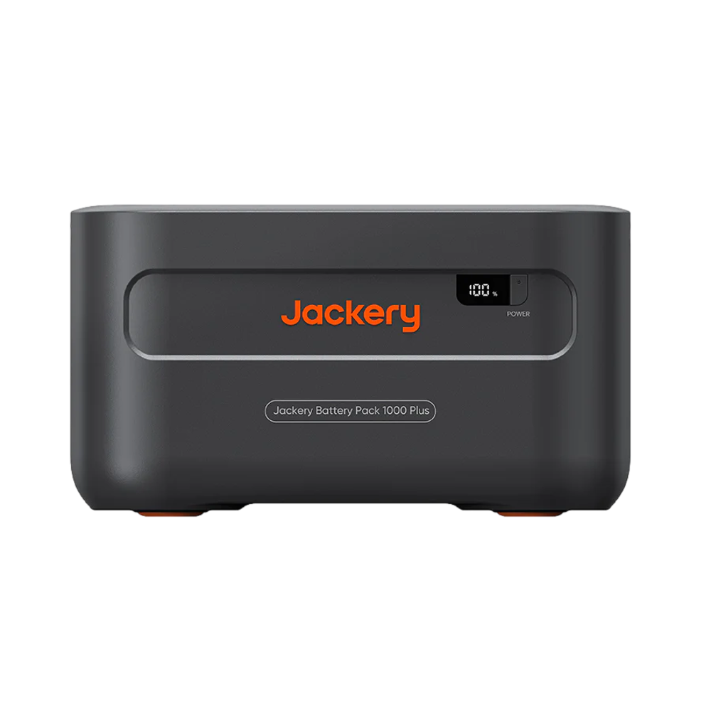 סוללת הרחבה Jackery 1000 Plus – קיבולת 1264.64Wh – סוללת LiFePO4 – מערכת BMS עם 12 שכבות הגנה – אחריות 24 חודשים