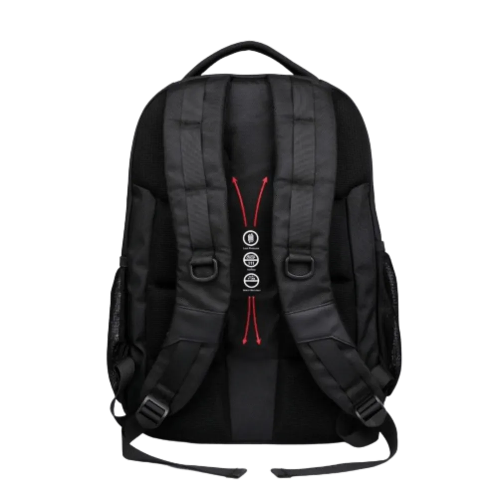 תיק גב למחשב נייד Miracase NB-8122PRO 15.6 שחור עם תא מרופד ורצועות אורטופדיות באחריות יבואן רשמי