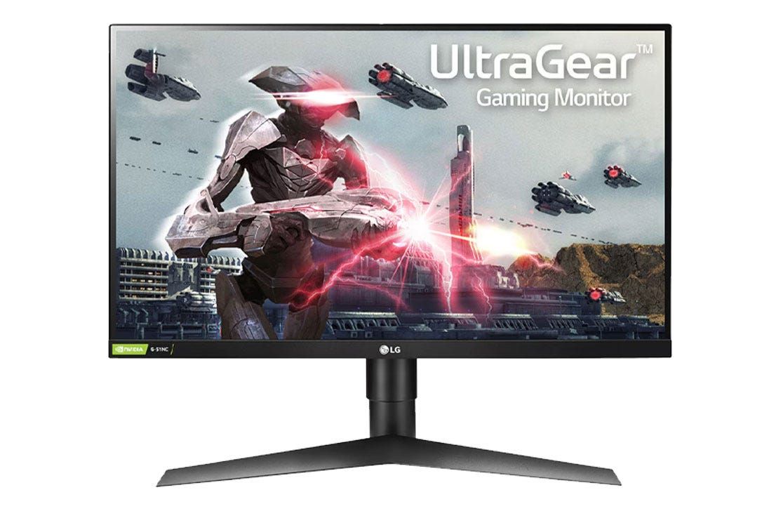 מסך מחשב ''27 גיימינג UltraGear™ FHD IPS תוצרת LG דגם: 27GL650F-B