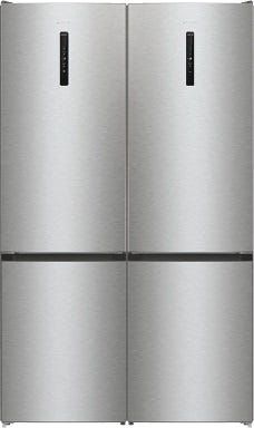 מקרר 2 דלתות gorenje  מקפיא תחתון 363 ליטר בצבע נירוסטה דגם NRK6202AXL4