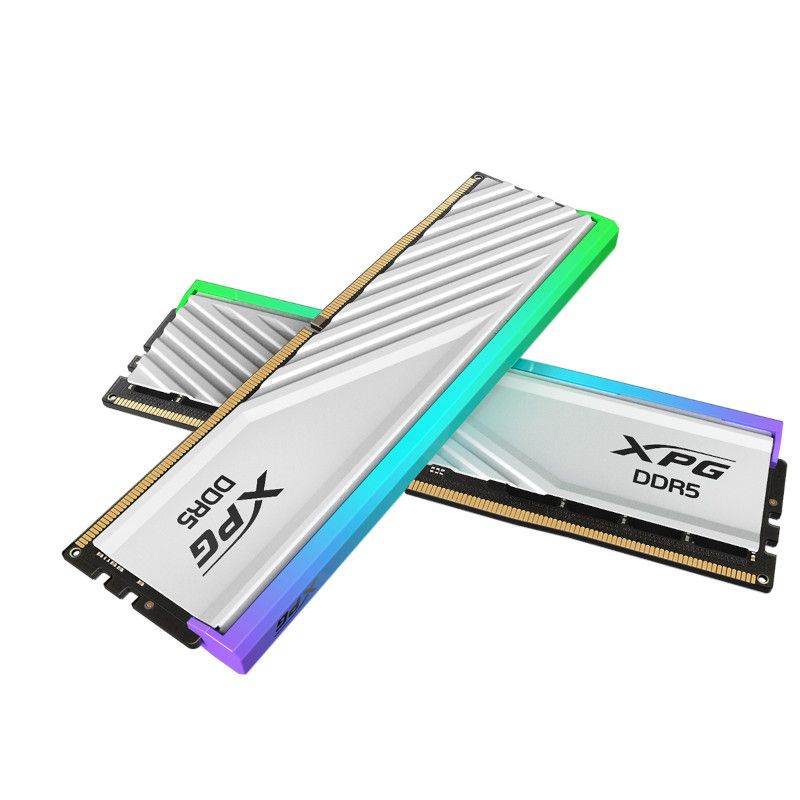 זיכרון למחשב נייח ADATA XPG Lancer Blade RGB – קיבולת 16GB – סוג DDR5 U-DIMM – מהירות 6000MHz – CL30 – צבע לבן – אחריות לכל החיים