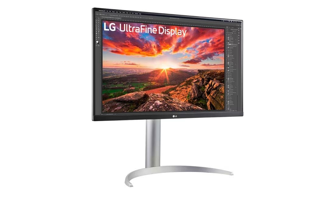 מסך מחשב ''27 4K UHD UltraFine™ IPS תוצרת LG דגם: 27UP850K-W