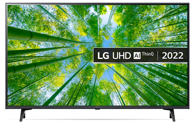 טלוויזיה 43 חכמה LG UHD ברזולוציית 4K דגם: 43UQ80006LD
