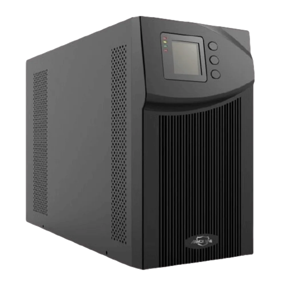 אל פסק אונליין Armor Line On-Line – 2000VA/1800W – גל סינוס טהור – זמן העברה אפס – חיבורי USB, RS232 ו-SNMP