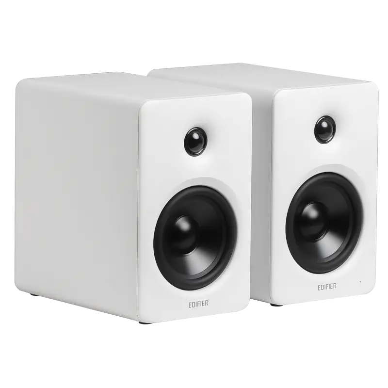 רמקולים אקטיביים Edifier M90 – הספק 100W RMS – טווח 50Hz-40kHz – HDMI eARC – Bluetooth – לבן
