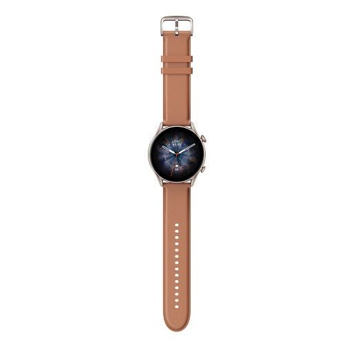 שעון חכם Amazfit דגם GTR 3 PRO צבע Brown Leather