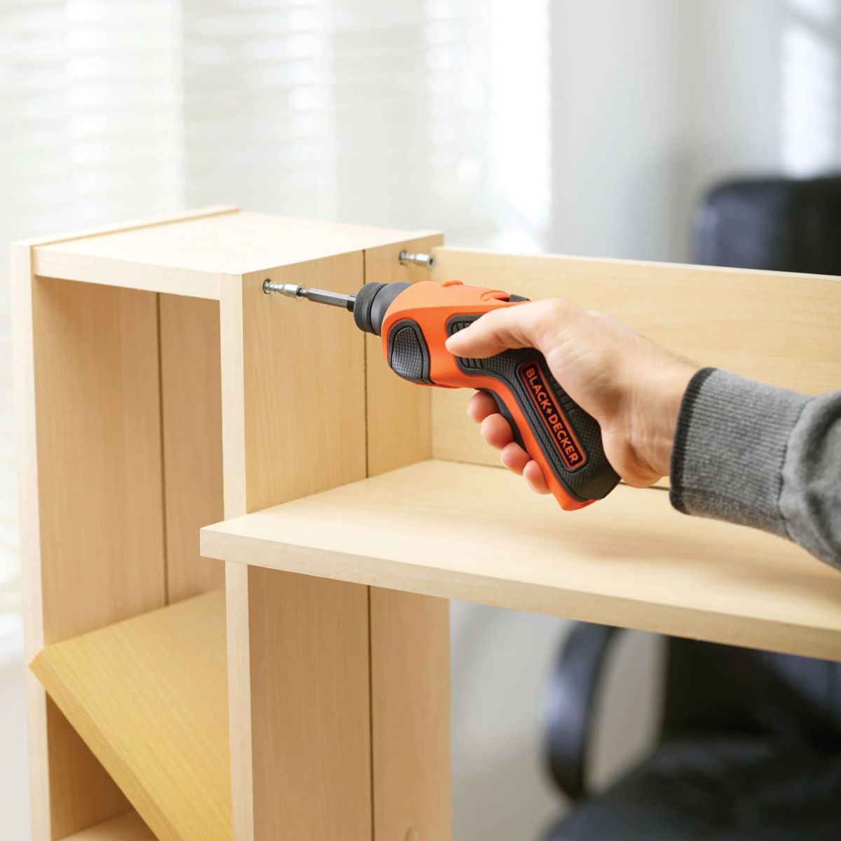 מברג נטען BLACK&DECKER 3.6V Li-ion קומפקטי 6Nm מהירות 190 סל"ד באחריות יבואן רשמי