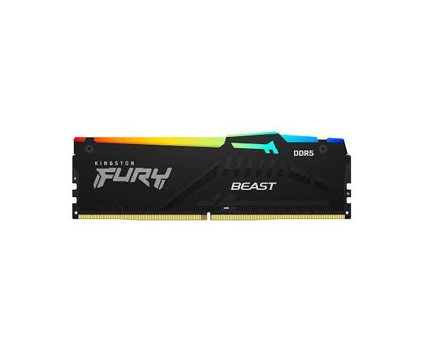 ז.לנייח KINGSTON FURY BEAST RGB 128GB 2X64GB 5600MHZ CL36 EXPO XM