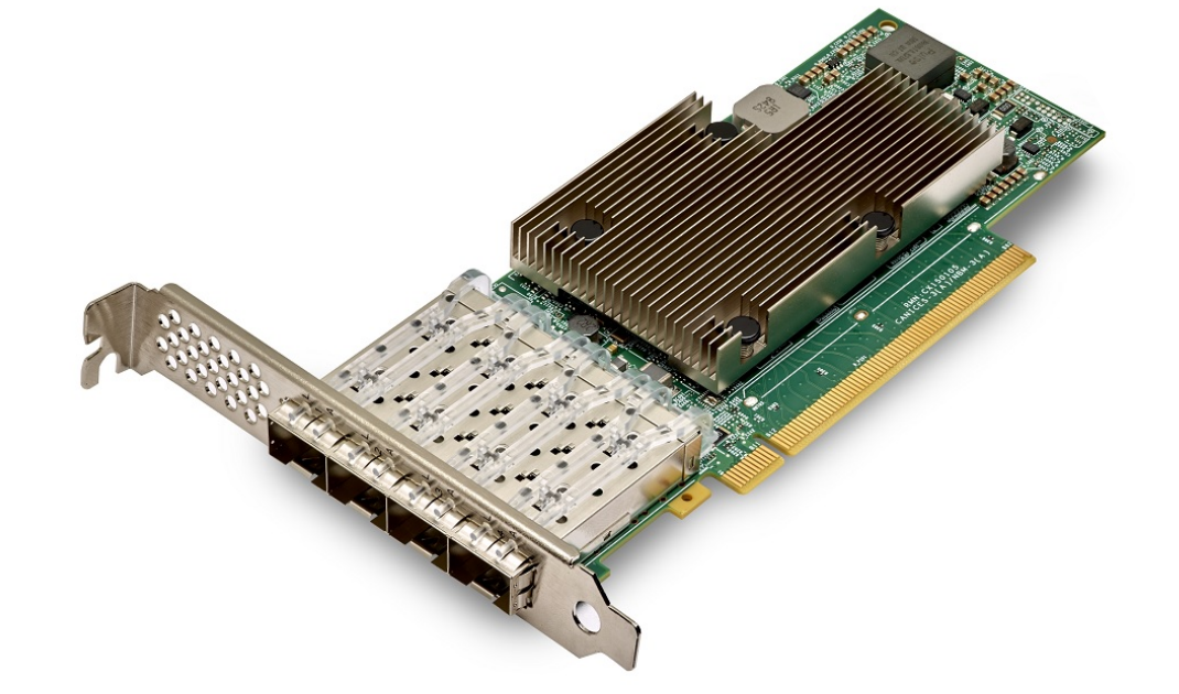 Broadcom Quad-Port 25Gb s SFP28 Ethernet PCIe 4.0 x16