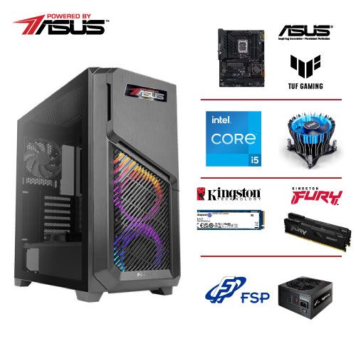 GAMING CASE PS750W Z790 DDR4 I5-13600K 2x16GB 1TB NVME
