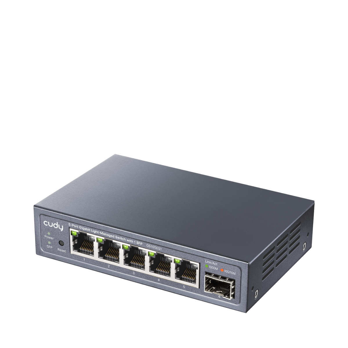 CUDY 5-Port  5 Gigabit  SFP  Switch GS105ES1