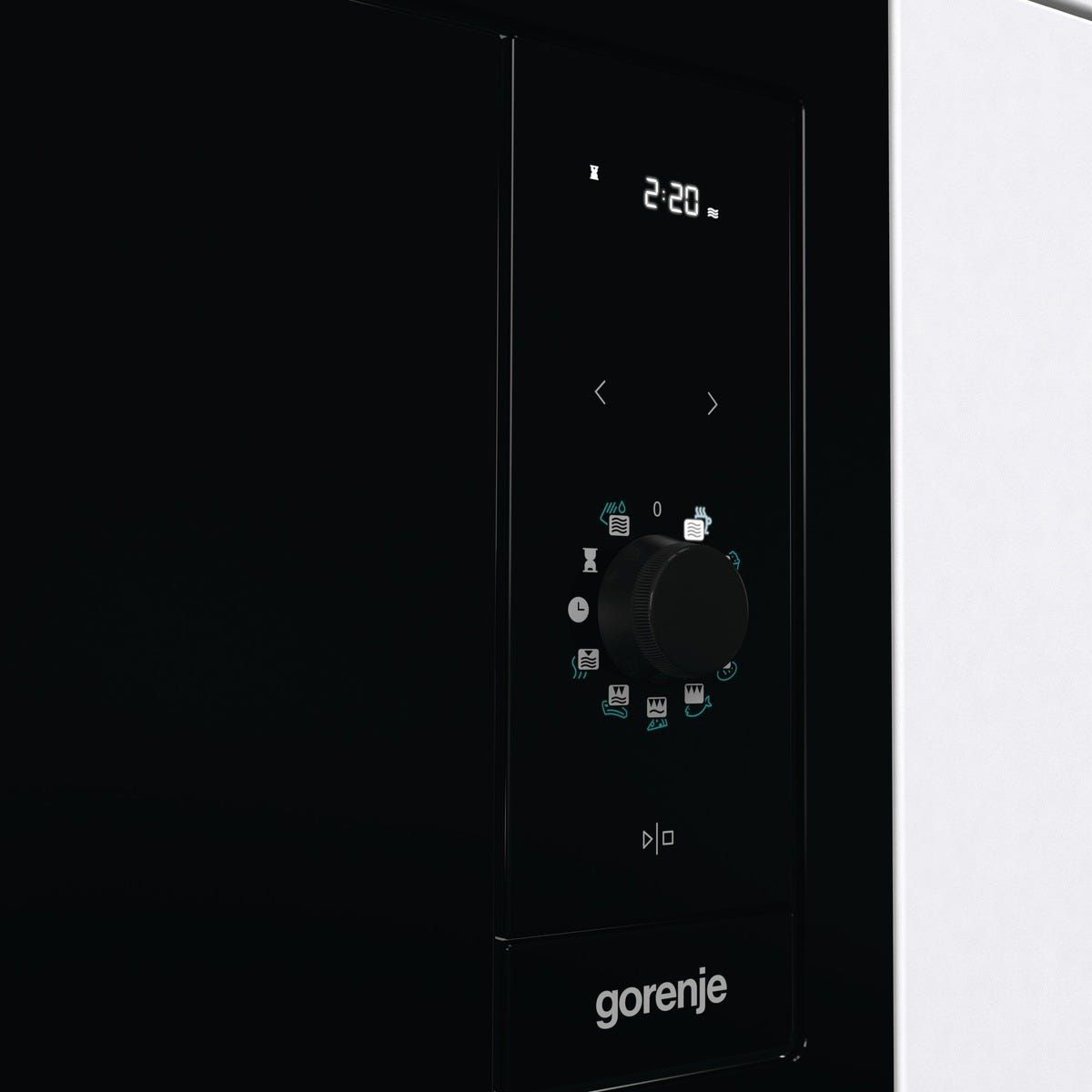 מיקרוגל בנוי gorenje שחור 23 ליטר דגם BM235G1SYB