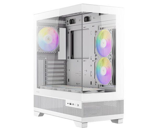 מארז לבן  Antec CX700 ARGB White ATX 3X120MM FANS ARGB USB-C