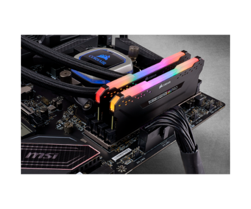 ⁦זכרון לנייח קיט Corsair 16GB Kit 2x8 DDR4 3200mhz RGB PRO⁩ – תמונה ⁦4⁩