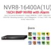 מערכת הקלטה לשש עשרה מצלמות Provision 5mp IP NVR8-16400A 1U