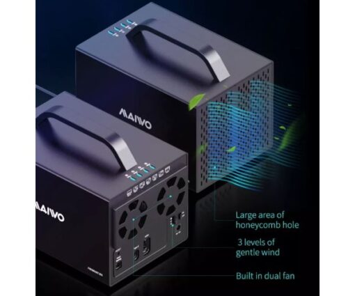 ⁦מארז ל4 דיסקים תומך RAID MAIVO 4X3.5inch USB3.1 TYPE-C HDMI⁩ – תמונה ⁦2⁩
