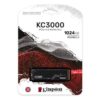 דיסק פנימי Kingston KC3000 1024GB NVME Gen4 7000 6000 R W