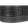 מקלדת ארגונומית אלחוטית LOGITECH LOGI Wave Keys