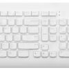 אנגלית עברית  ערבית Lenovo 510 Wireless Combo Keyboard & Mouse White 1Y GX30Z91078