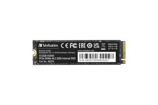 VERBATIM Vi3000 PCIe NVMe M.2 SSD 512GB 49374