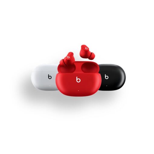 ⁦Beats Studio Buds – True Wireless Noise Cancelling Earphones - White⁩ – תמונה ⁦6⁩