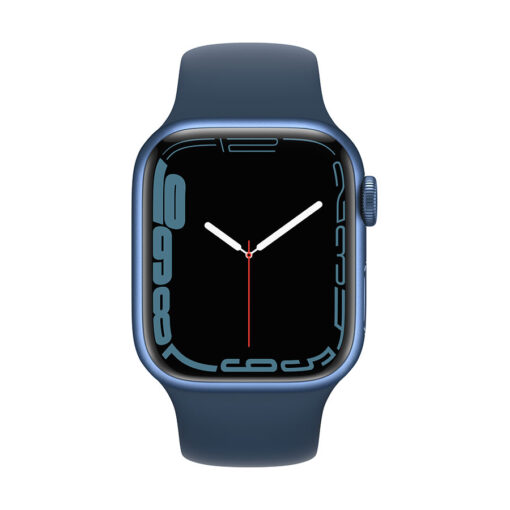 ⁦Apple Watch Series 7 GPS + Cellular, 41mm Aluminium Case Sport Band - Regular - Midnight Aluminium Case with Midnight Sport Band - Regular⁩ – תמונה ⁦19⁩