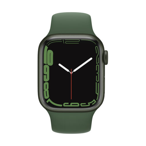 ⁦Apple Watch Series 7 GPS + Cellular, 41mm Aluminium Case Sport Band - Regular - Midnight Aluminium Case with Midnight Sport Band - Regular⁩ – תמונה ⁦21⁩