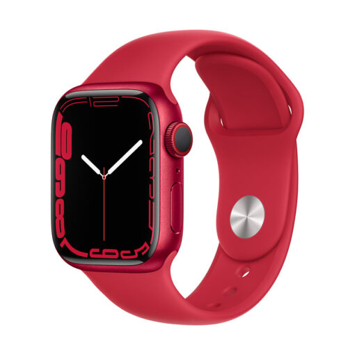 ⁦Apple Watch Series 7 GPS + Cellular, 41mm Aluminium Case Sport Band - Regular - Midnight Aluminium Case with Midnight Sport Band - Regular⁩ – תמונה ⁦13⁩