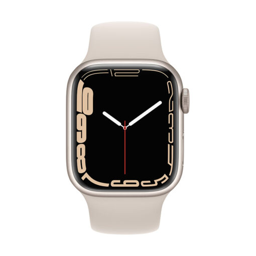 ⁦Apple Watch Series 7 GPS + Cellular, 41mm Aluminium Case Sport Band - Regular - Midnight Aluminium Case with Midnight Sport Band - Regular⁩ – תמונה ⁦16⁩