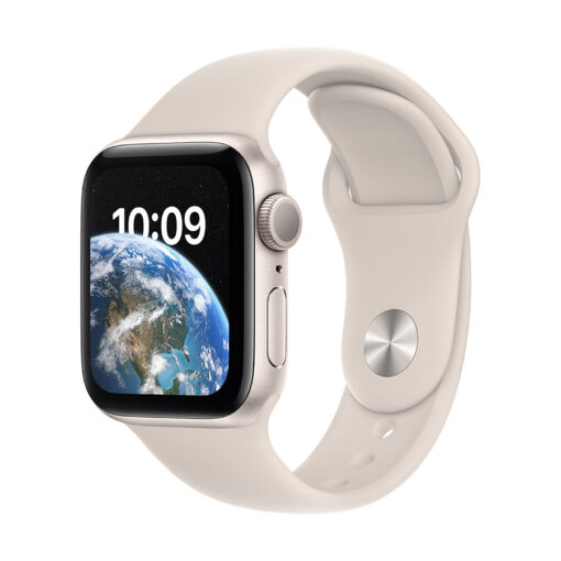 ⁦Apple Watch SE GPS 40mm Aluminium Case with Sport Band - Apple Watch SE GPS 40mm Silver Aluminium Case with White Sport Band - Regular⁩ – תמונה ⁦15⁩
