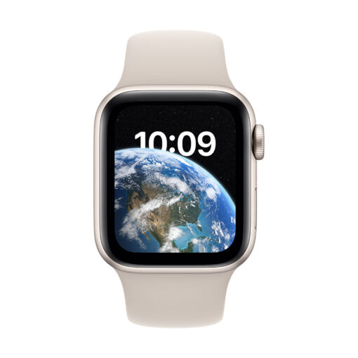 ⁦Apple Watch SE GPS + Cellular 40mm Aluminium Case with Sport Band - Regular - Apple Watch SE GPS + Cellular 40mm Silver Aluminium Case with White Sport Band - Regular⁩ – תמונה ⁦14⁩