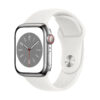 Apple Watch Series 8 GPS + Cellular 41mm Stainless Steel Case with Sport Band - Regular