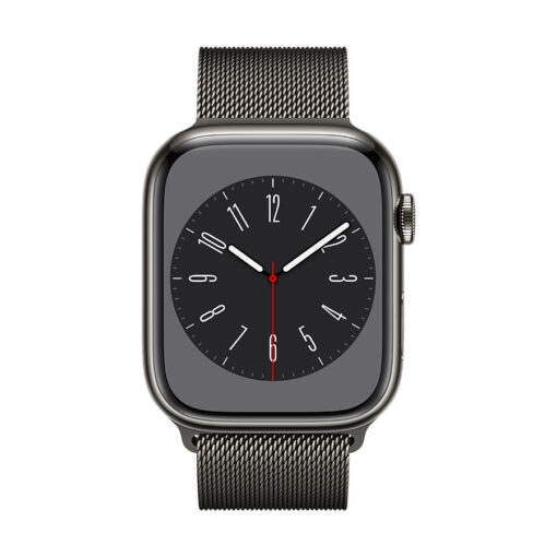 ⁦Apple Watch Series 8 GPS + Cellular 45mm Stainless Steel Case with Milanese Loop⁩ – תמונה ⁦11⁩