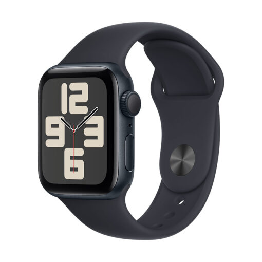 ⁦Apple Watch SE GPS 40mm Aluminium Case with Sport Band - M L - Apple Watch SE GPS 40mm Midnight Aluminium Case with Midnight Sport Band - M L⁩ – תמונה ⁦3⁩