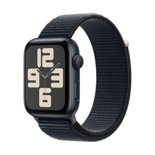 ⁦Apple Watch SE GPS 44mm Aluminium Case with Sport Loop - Apple Watch SE GPS 44mm Midnight Aluminium Case with Midnight Sport Loop⁩ – תמונה ⁦2⁩