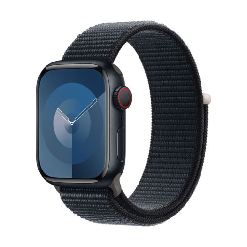 ⁦Apple Watch Series 9 GPS + Cellular 45mm Aluminium Case with Sport Loop - Apple Watch Series 9 GPS + Cellular 45mm Starlight Aluminium Case with Starlight Sport Loop⁩ – תמונה ⁦5⁩